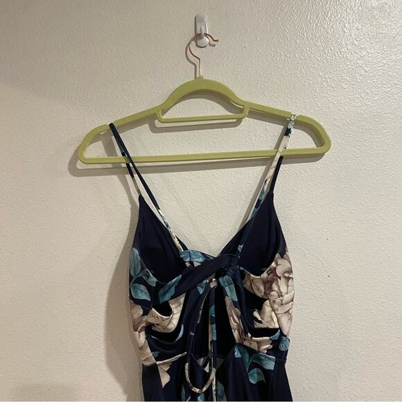 Windsor Blue Floral Skater Dress Sz M - Picture 7 of 10